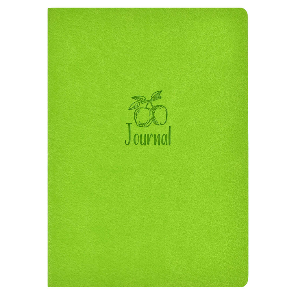 Записная книжка, А5+, арт. 52903/ 15 ШАГРЕНЬ ЗЕЛЁНЫЙ С АРОМАТОМ ЯБЛОКО
