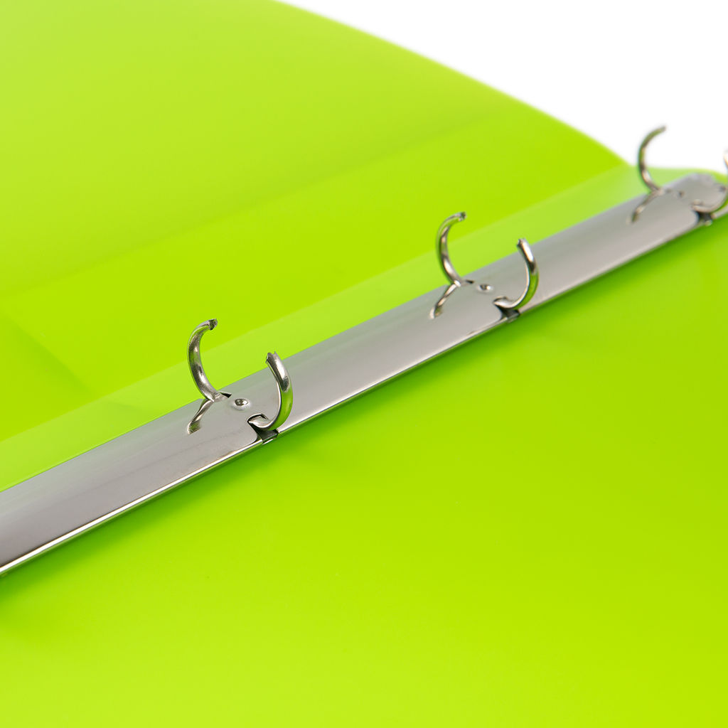 Expert Complete PRISMA NEON Папка на 4 О-кольцах A4 700 мкм 25 мм эффект 3D 4 шт. d - 17 мм лайм EC211400021