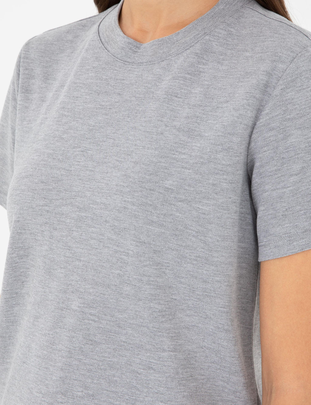 Gri Melanj Slim Fit Ti__rt - Pierre cardin фото 7