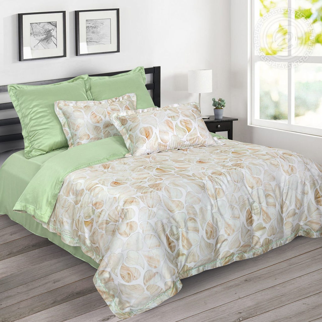 Постельное белье Молли (тенсель) 2 сп. с Евро/Пододеяльник (молния, ушки): 1 шт.- 210*175; Простыня: 1 шт.- 240*240; Наволочка (молния, ушки): 2 шт.- 70*70; Наволочка (молния, ушки): 2 шт.- 50*70 Тенсел