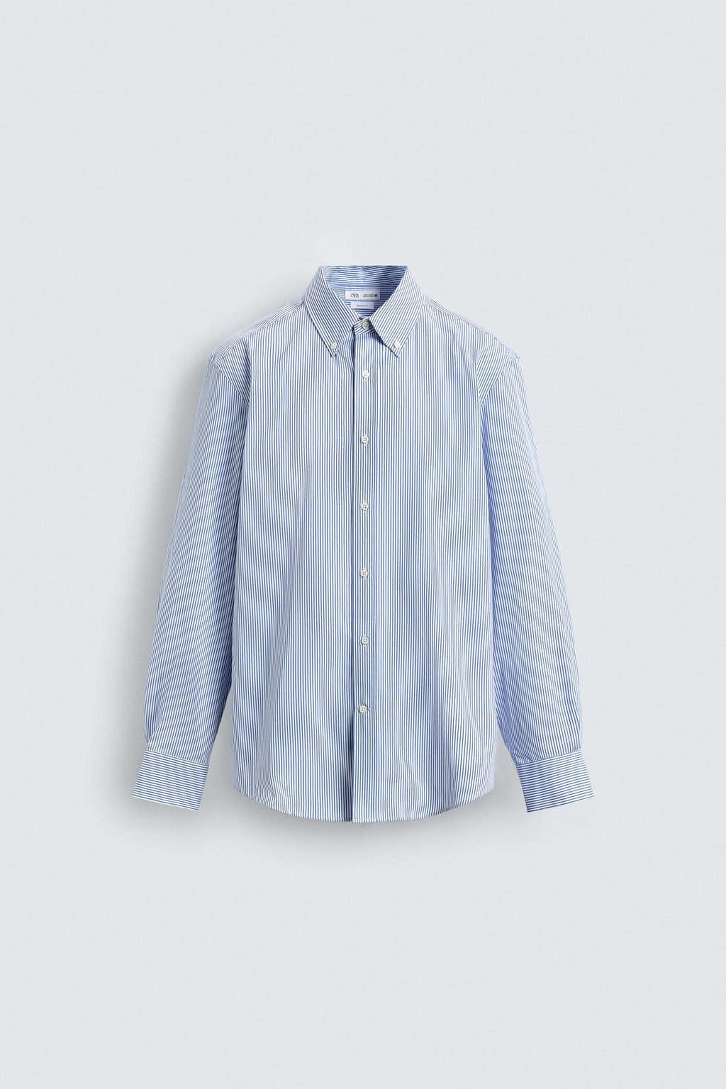 CAMISA REGULAR FIT ALGOD?N / rayas - Zara фото 6