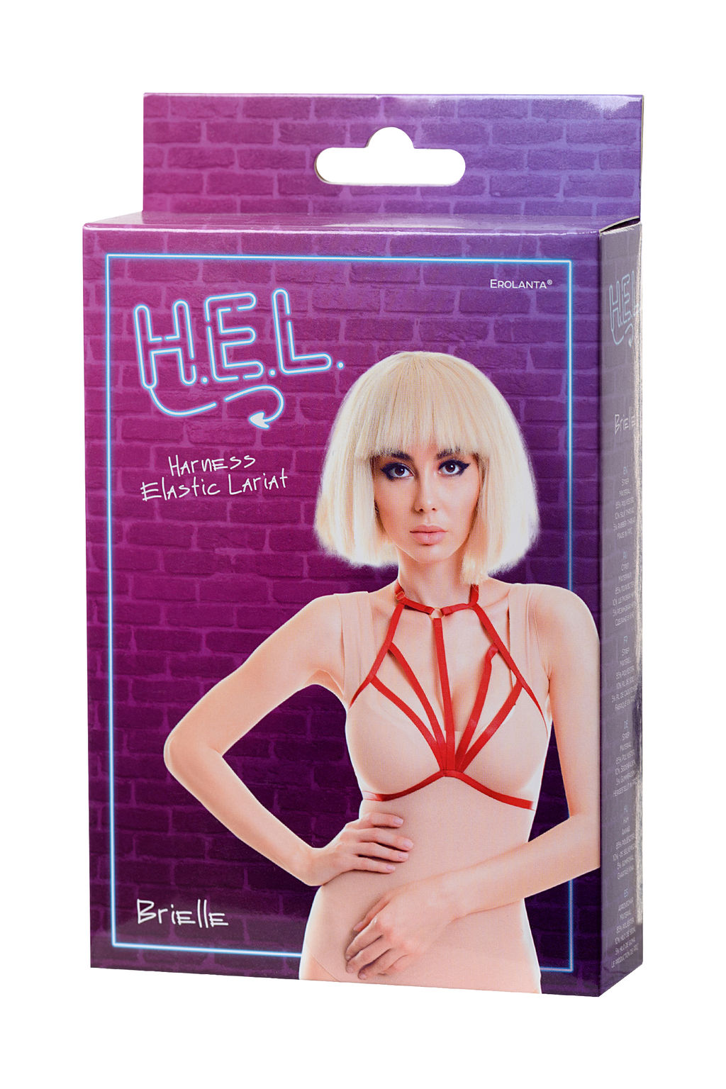 Стреп H.E.L. Brielle, текстиль, красный, OS  фото 4