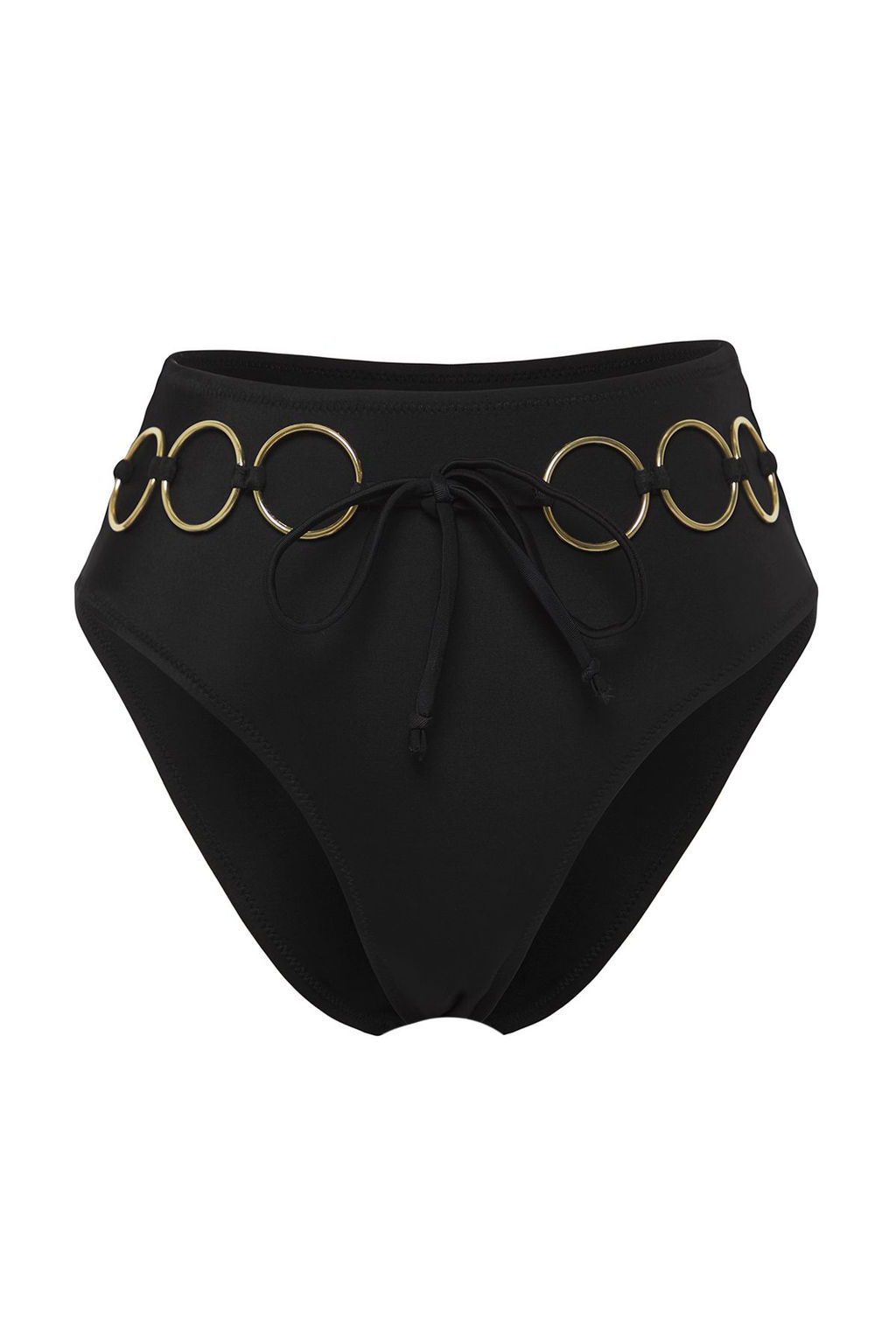 Trendyolmilla Siyah Yuksek Bel Aksesuarl? Regular Bikini Alt? TBESS25BA00026 фото 5