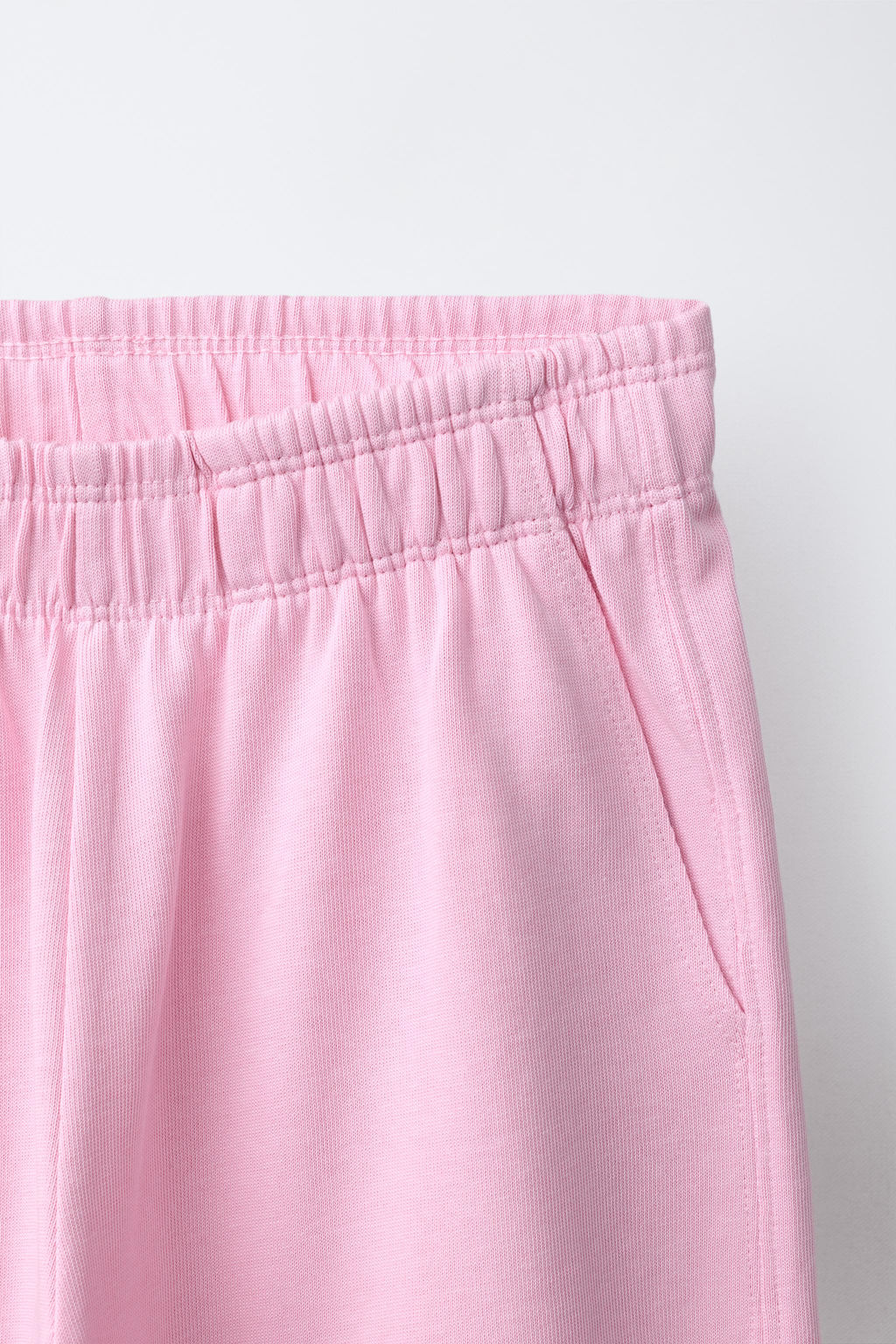 PANTAL?N FELPA HEAVY JERSEY WIDE LEG / Rosa - Zara фото 3