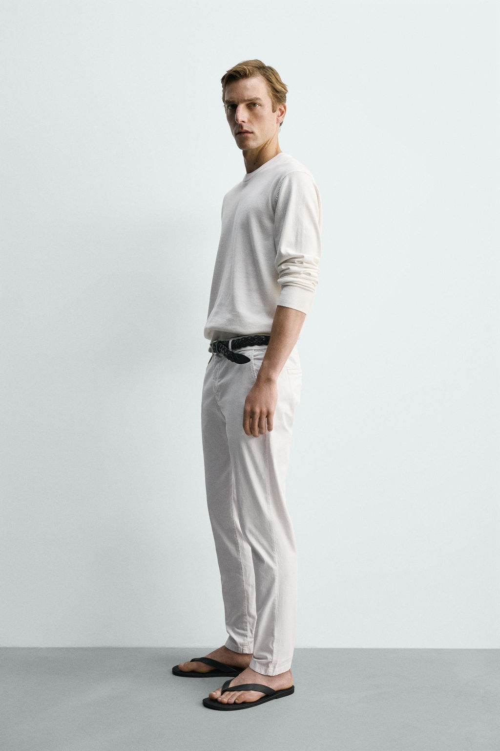 PANTAL?N CHINO SKINNY FIT / Blanco
