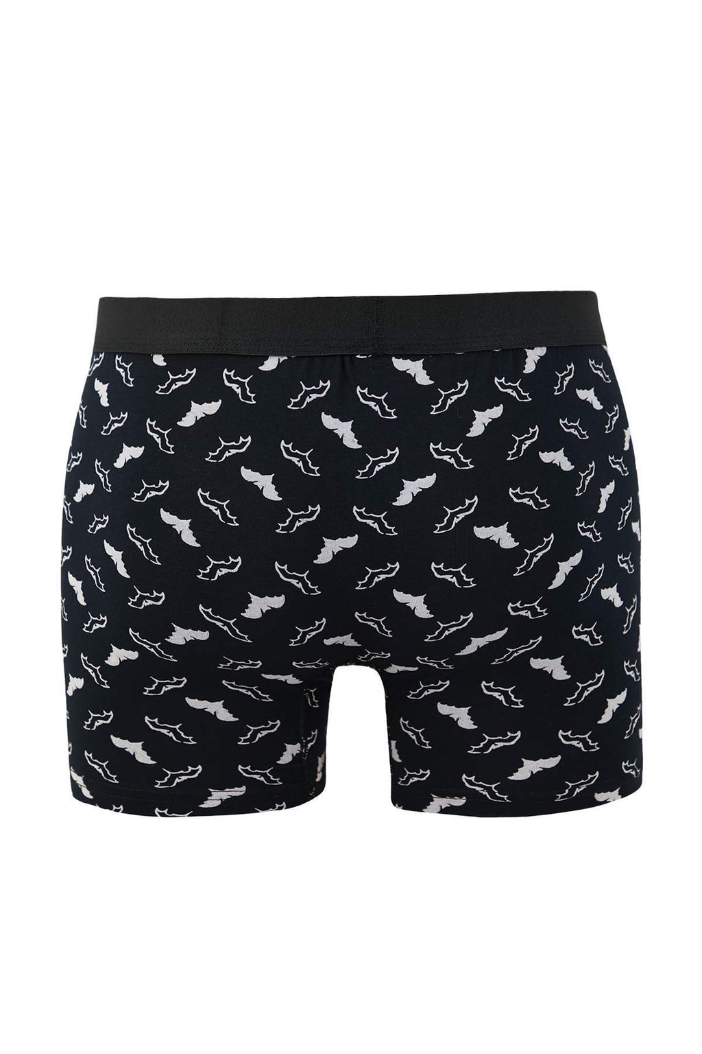 Siyah Desenli Pamuklu Likral? 3lu Boxer TMNAW26BX00000 - Trendyolmilla фото 3