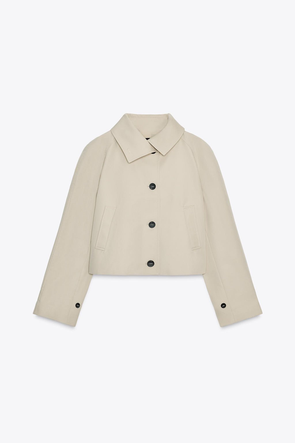 WATER-REPELLENT SHORT TRENCH COAT ZW COLLECTION - Zara фото 7