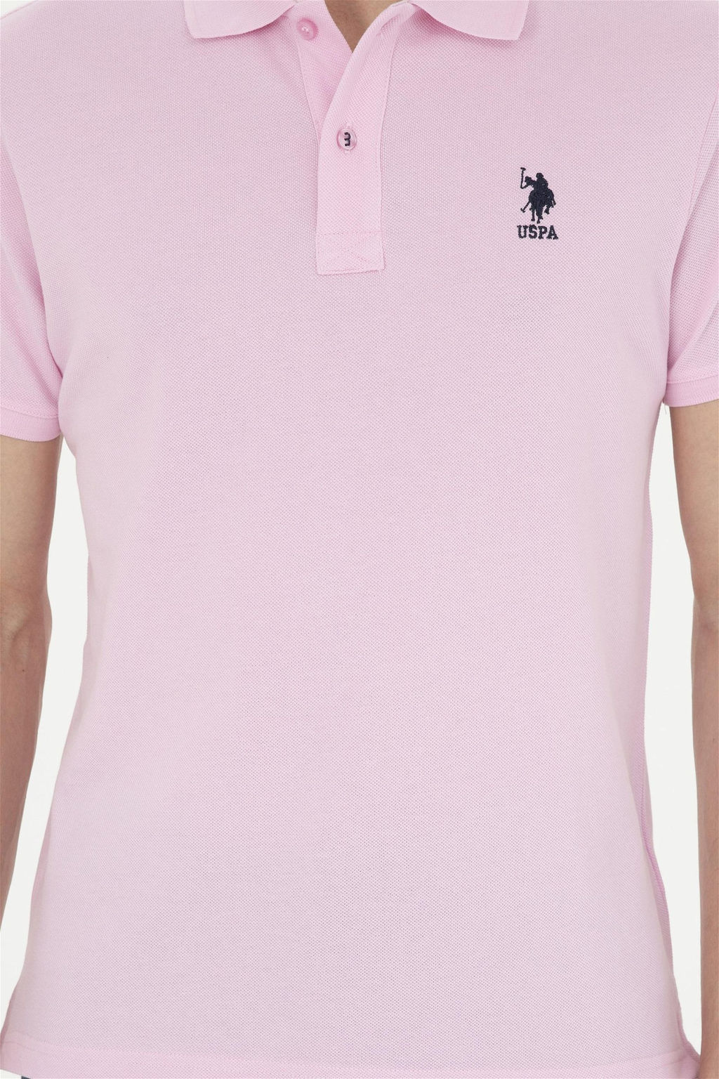 Мужская розовая базовая футболка Неожиданная скидка в корзине - U.s. polo assn фото 6