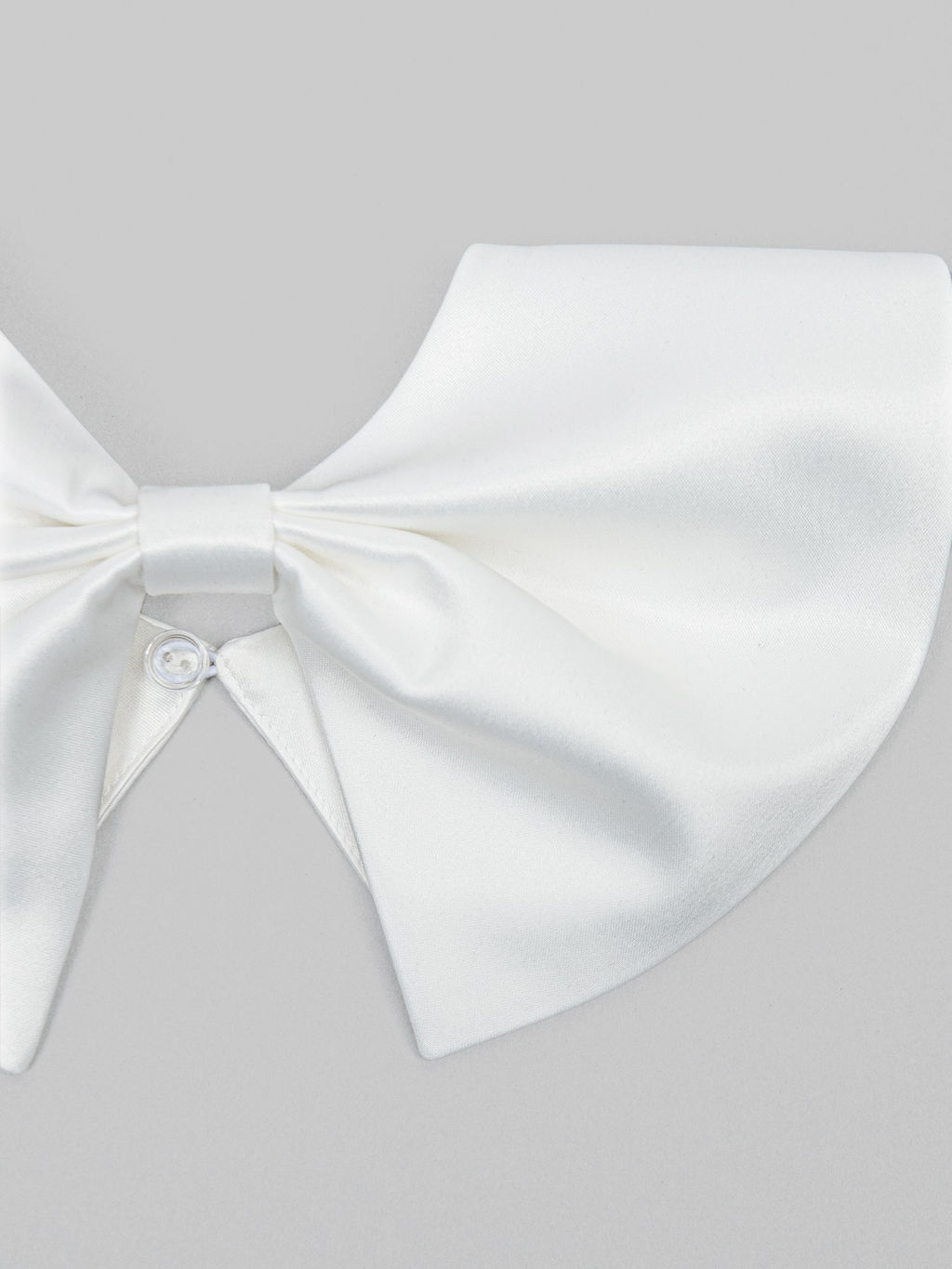 Воротник Молоко с имитацией банта - Bungly фото 3