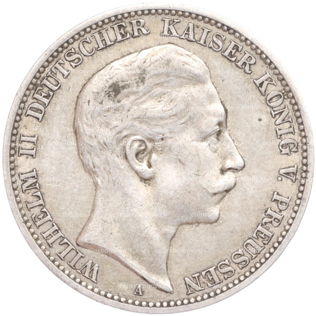 3 марки 1909 года А Германия (Пруссия)