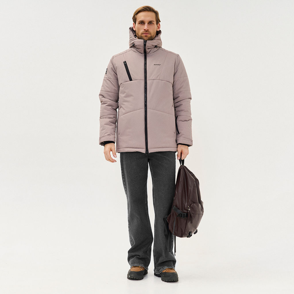 RODOS Куртка зимняя мужская М-303 Бежевый  фото 5