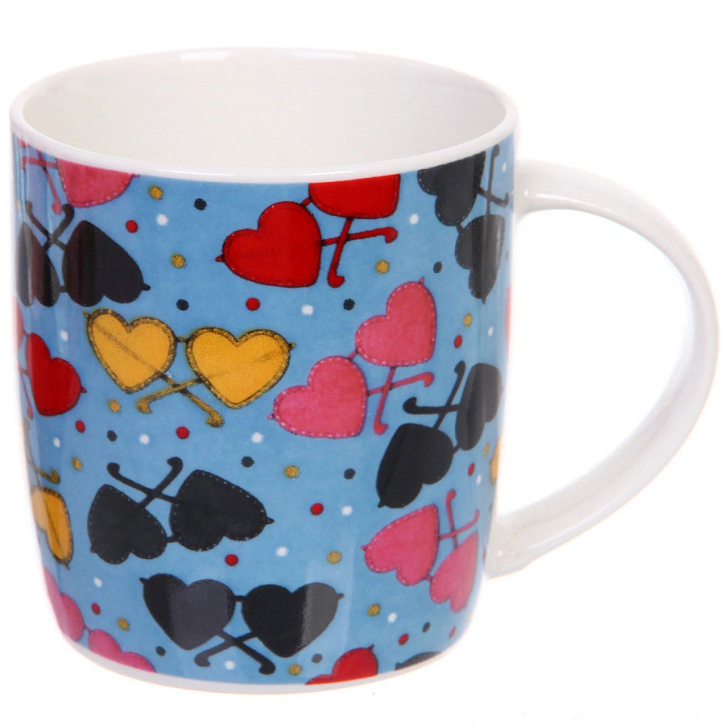 Цена за 2 шт. Кружка керамическая 350мл "Любовь"