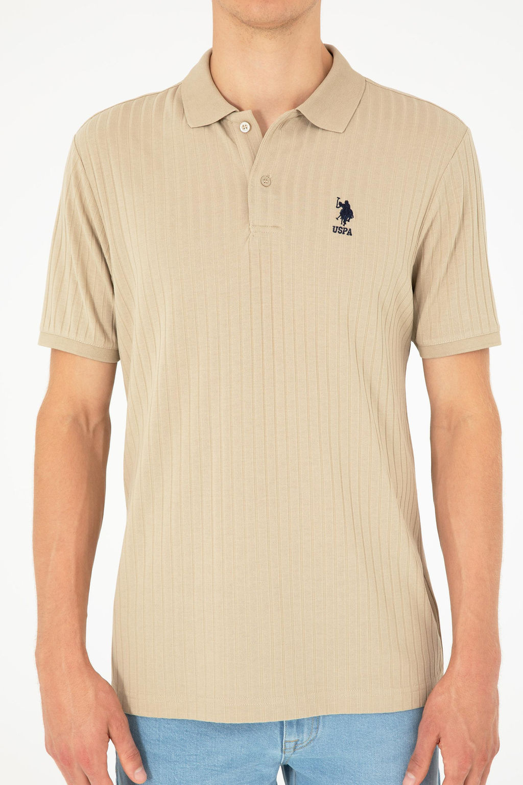 Мужская футболка светло-хаки - U.s. polo assn фото 6