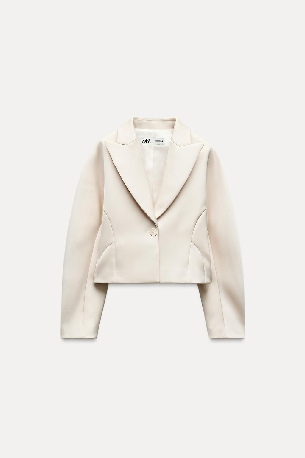 SATIN BLAZER ZW COLLECTION - Zara фото 5