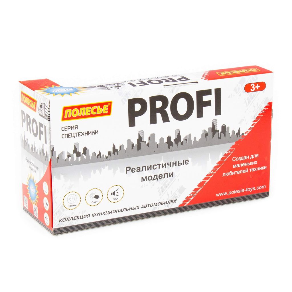 Профи, автомобиль-пожарный инерционный (со светом и звуком) (в коробке) - Полесье фото 6