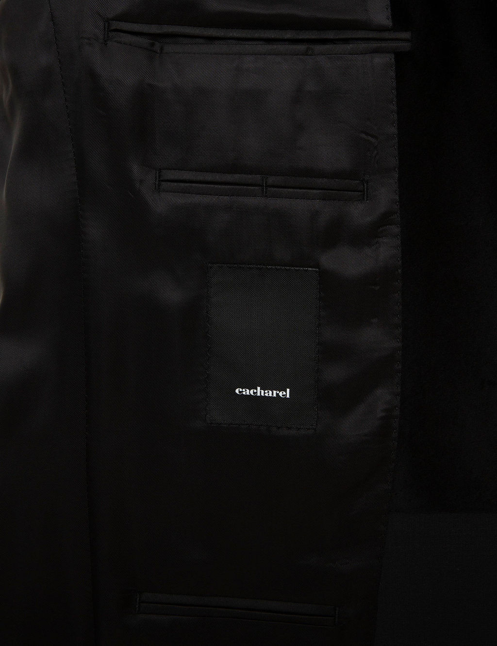 Черный зауженный пиджак-смокинг - Cacharel фото 6