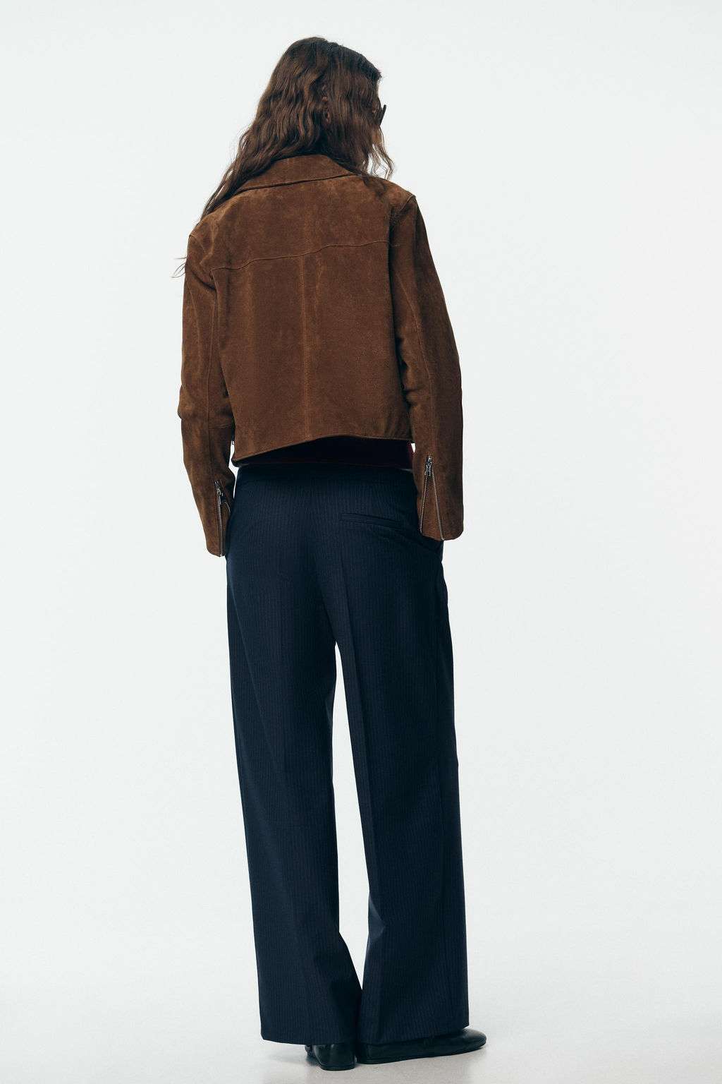 WIDE-LEG TROUSERS WITH DOUBLE WAIST - Zara фото 6
