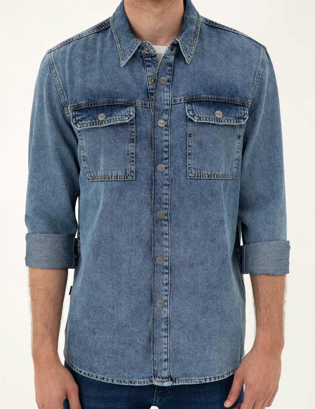 Koyu Mavi Denim G_mlek - Pierre cardin фото 6