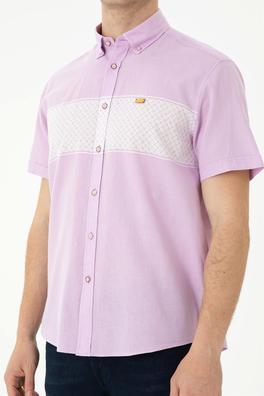 U. S. Polo Assn Мужская рубашка с коротким рукавом Magnolia - U.s. polo assn фото 13