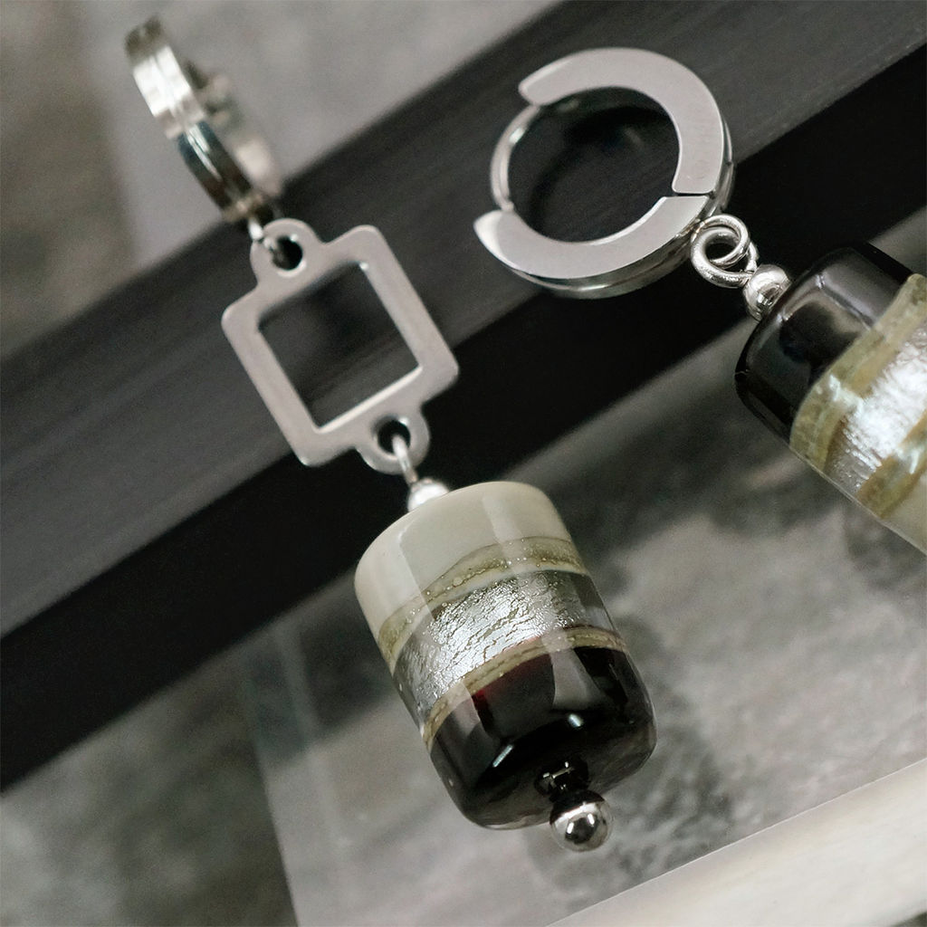 Серьги из муранского стекла TIME BUSINESS LS3503