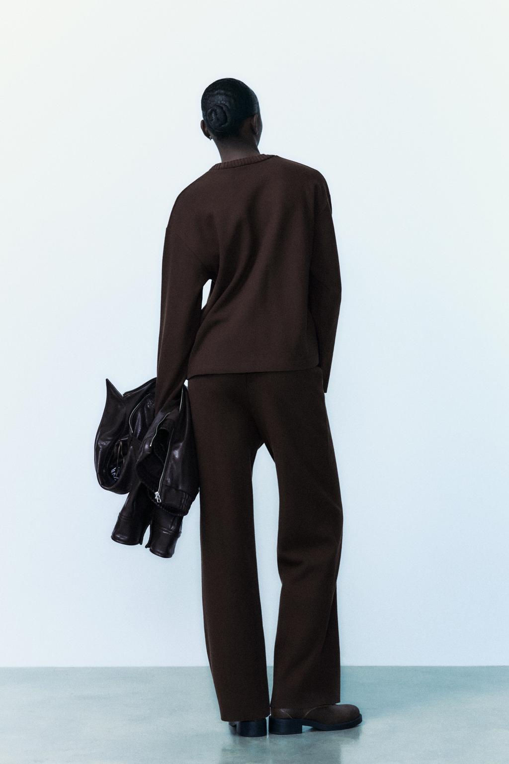 SOFT STRAIGHT-LEG TROUSERS - Zara фото 21