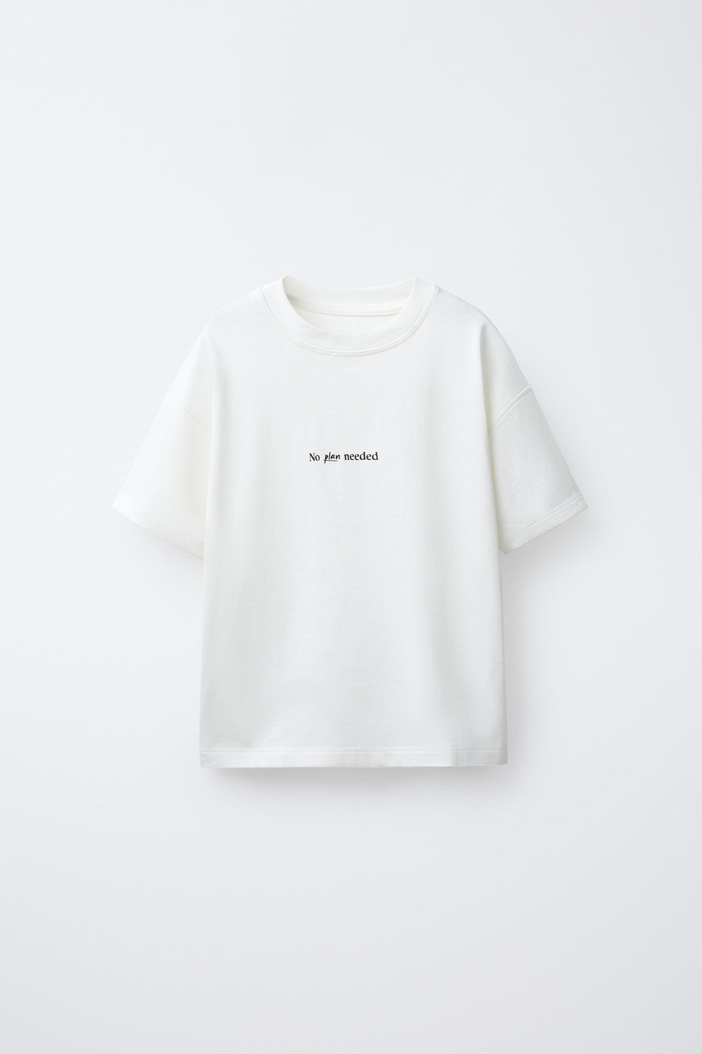 SLOGAN PRINT T-SHIRT