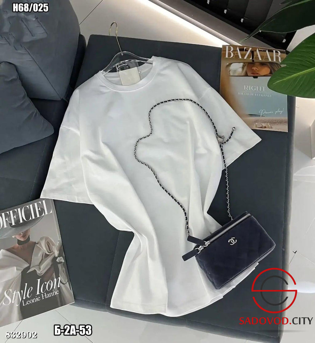 Футболка оверсайз однотонная - Bruno фото 5