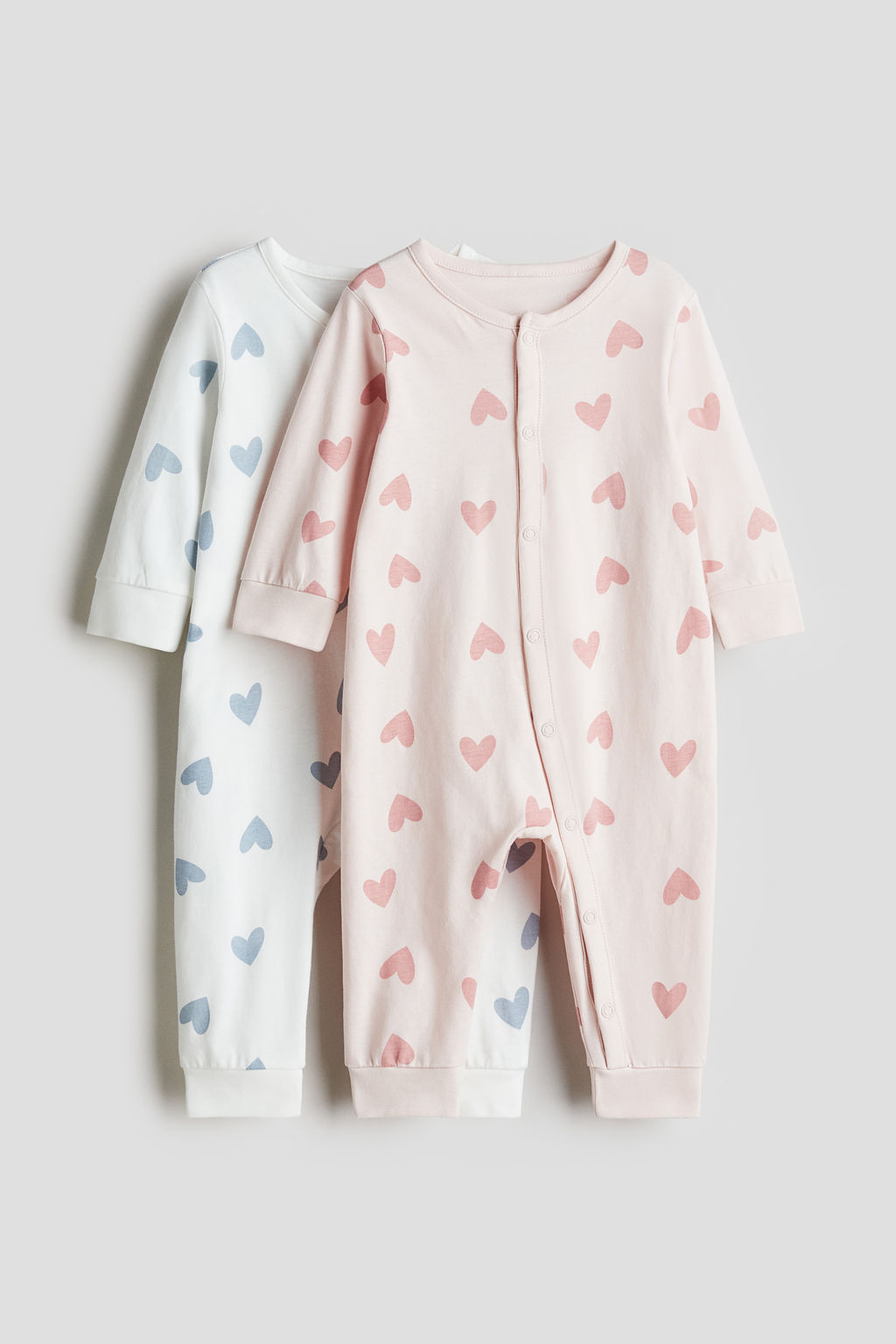 Pack de 2 pijamas enteros en algod?n