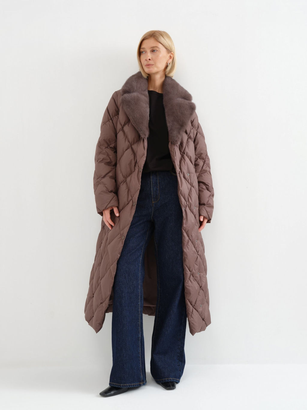 Conso/WDLF 230541 - cappuccino Пуховое пальто  фото 5