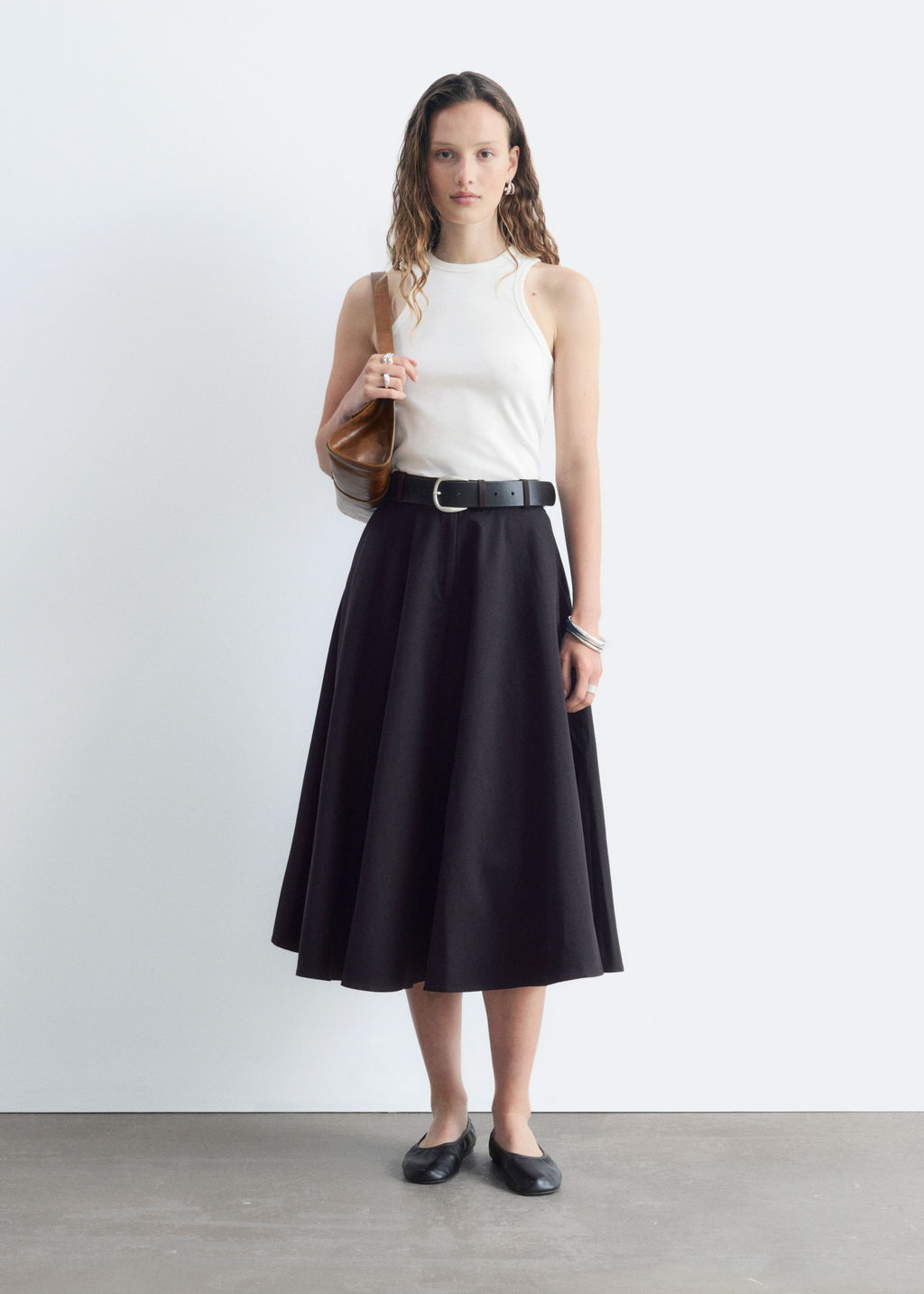 Falda sastre con corte circular - H&m фото 3