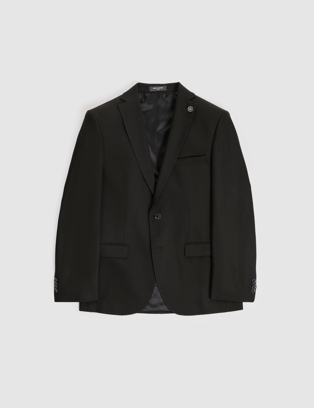 Siyah Slim Fit Tak_m Elbise