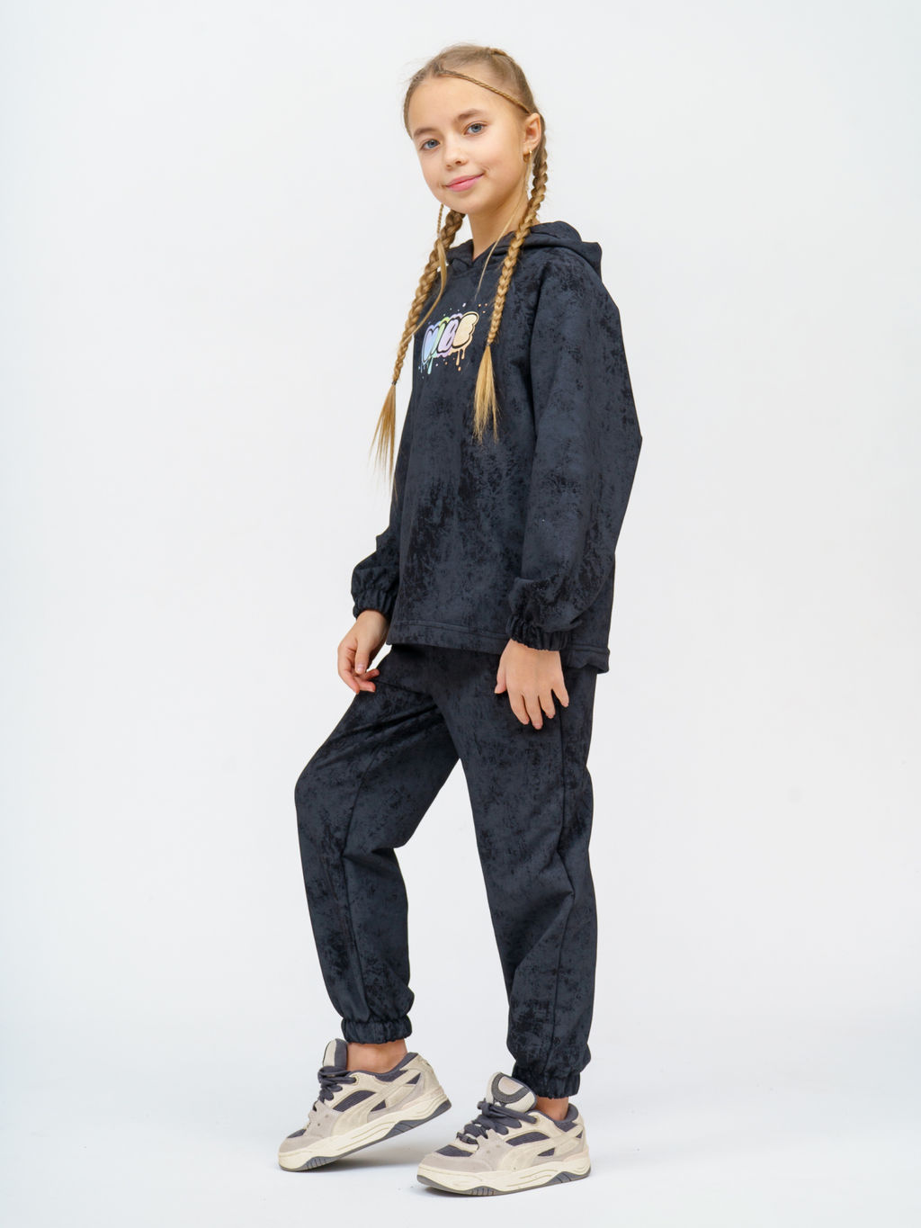 966Д Костюм детский "Черный/винтаж"