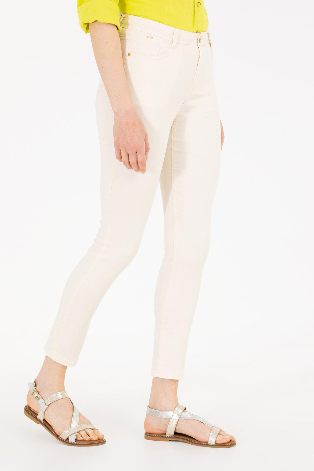 U. S. Polo Assn Женские кремовые брюки - U.s. polo assn фото 2