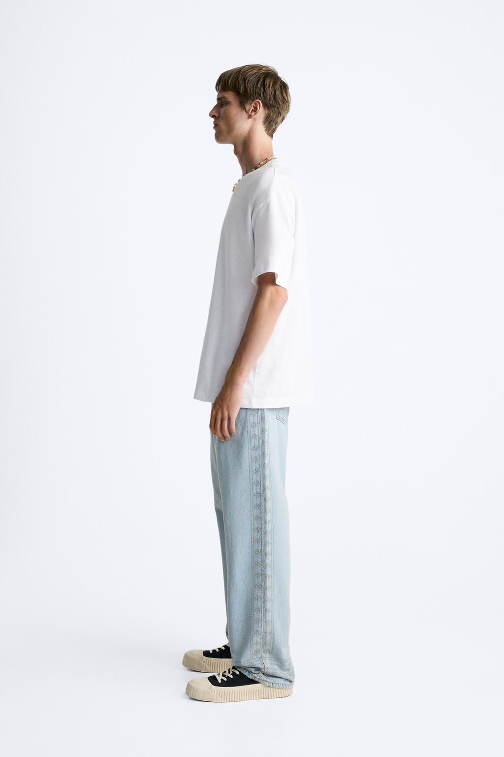 EMBROIDERED JEANS - LIMITED EDITION - Zara фото 4