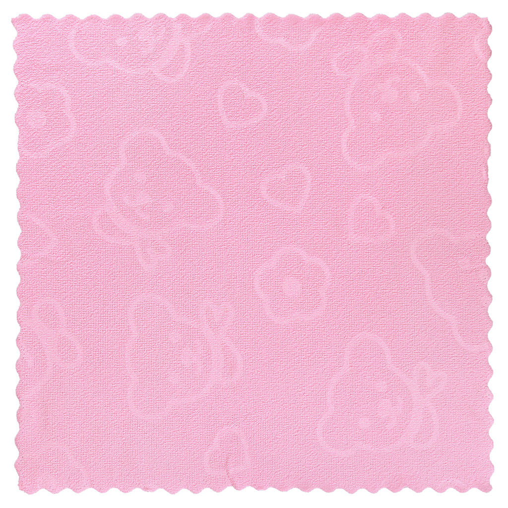 Салфетка микрофибра 30х30см Фигурная розовый (Китай)