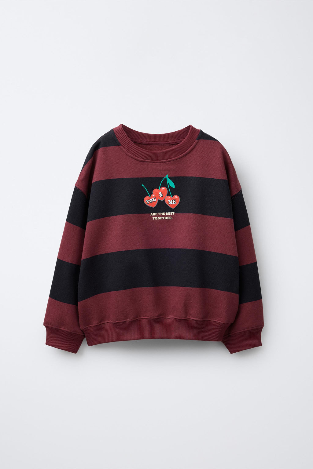 STRIPED CHERRY SWEATSHIRT - Zara фото 9