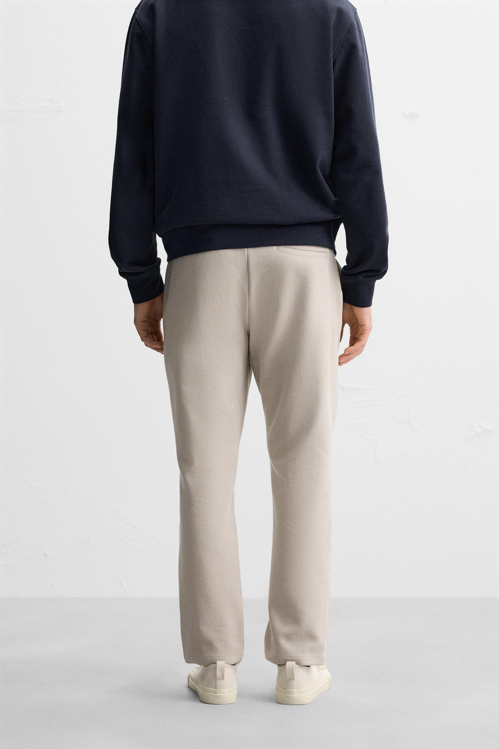 PANTAL?N CINTURA JOGGER CONFORT / Beige - Zara фото 3