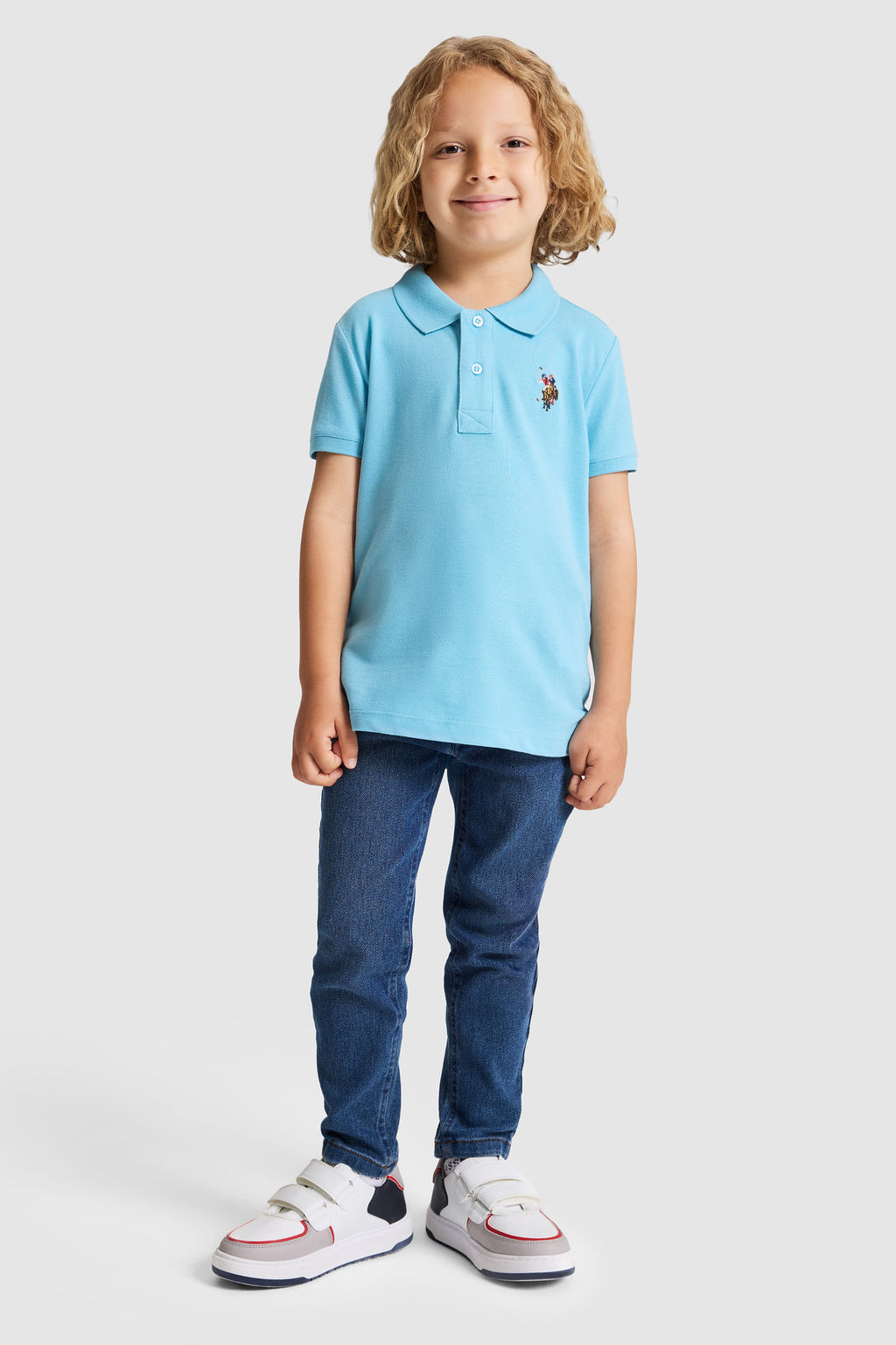 Erkek Гocuk Aqua Polo Yaka Basic TiЕГrt - U.s. polo assn фото 4