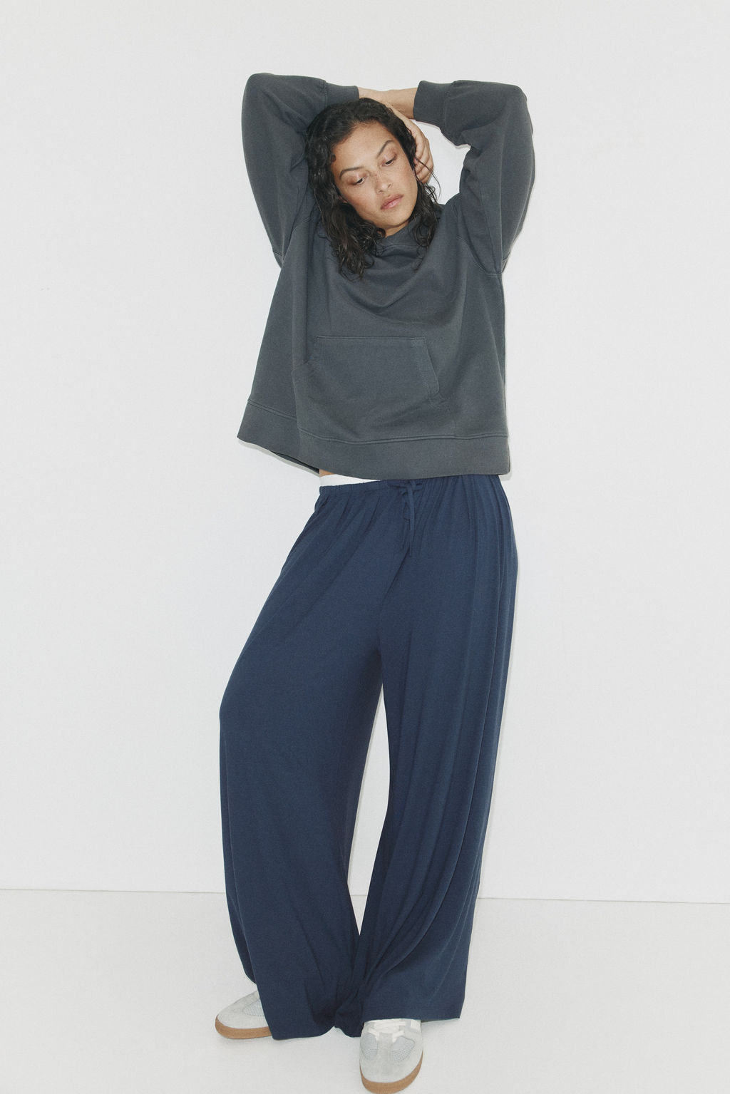 Pantal?n de punto con cord?n de ajuste - H&m фото 4