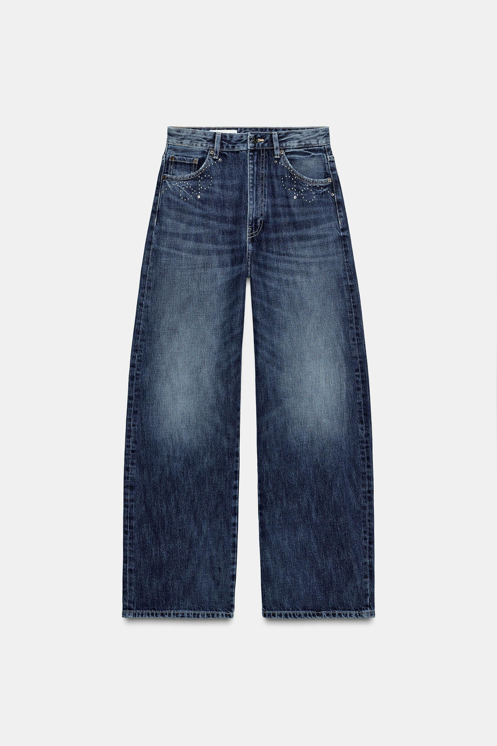 TRF JEANS WITH METAL STUDS
