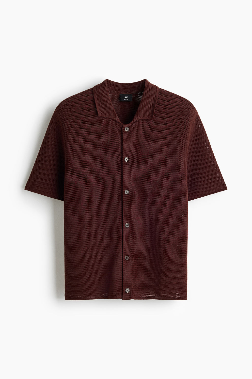 Camisa en punto calado Regular Fit - H&m фото 3
