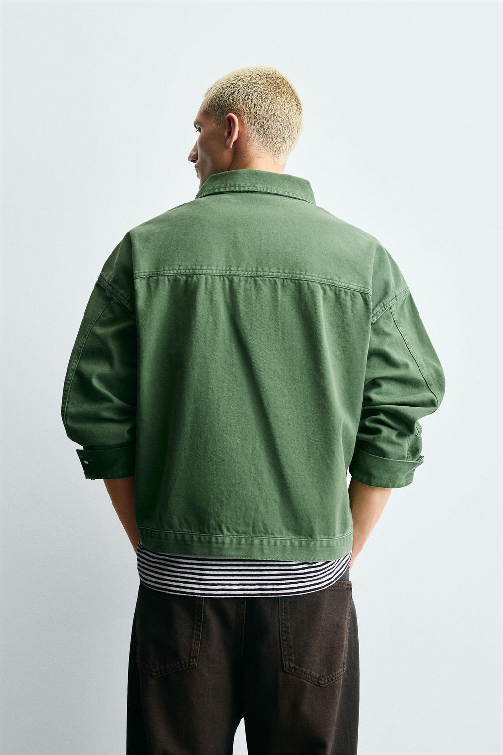 WASHED PATCH JACKET - Zara фото 3