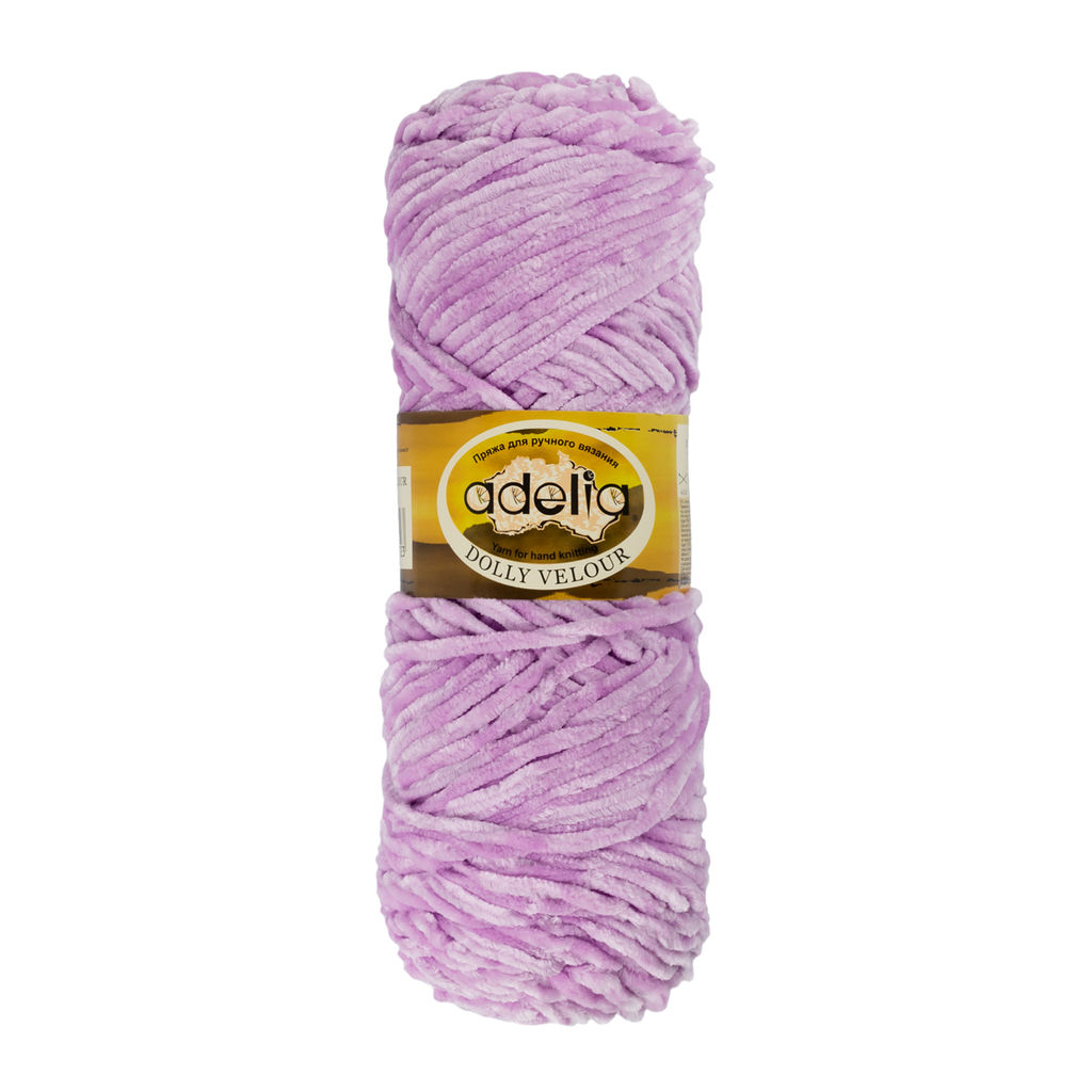 Пряжа ADELIA DOLLY VELOUR 100% микрополиэстер 5 шт. х 100 г 93 м  6 м