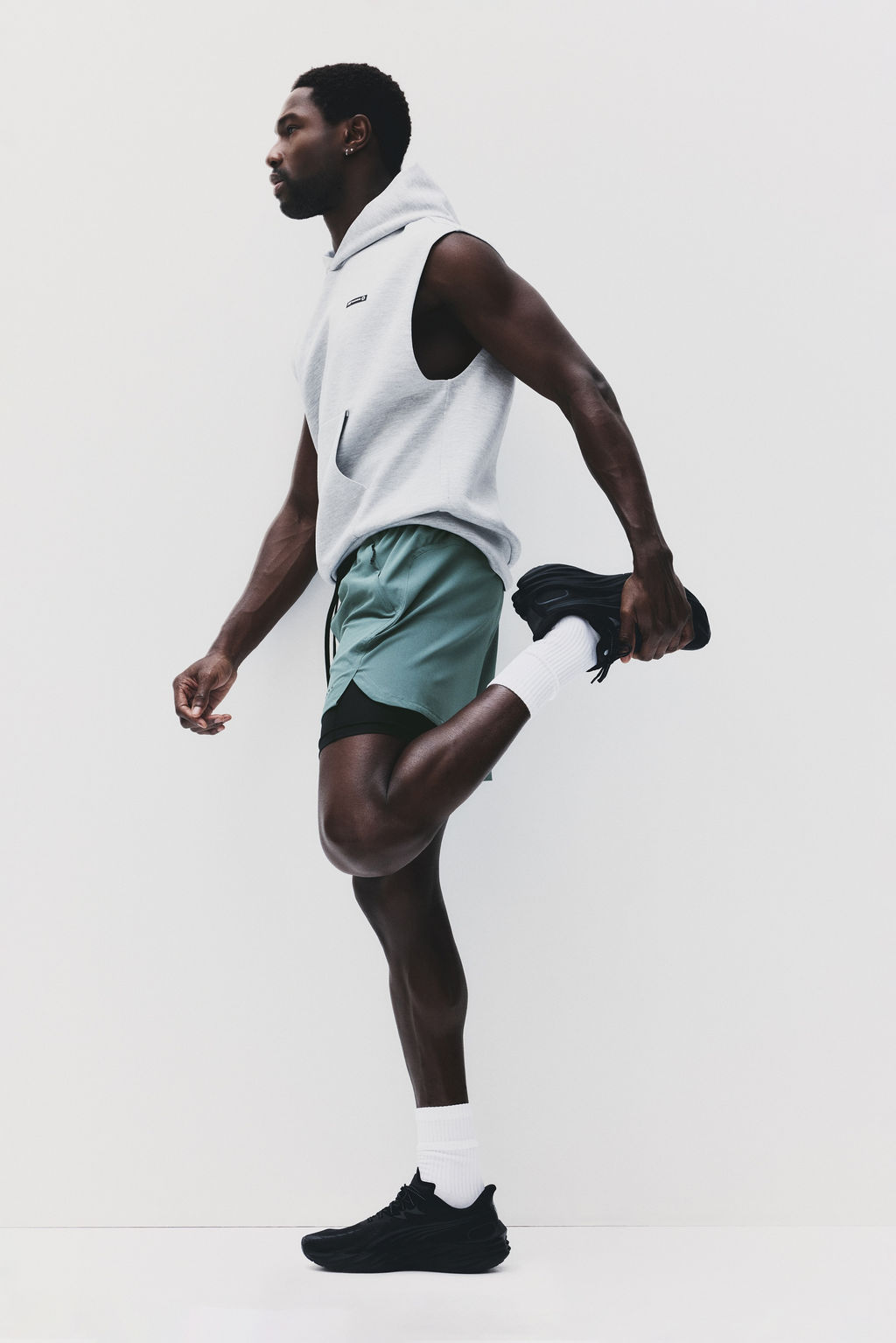 Pantal?n corto de doble capa con DryMove - H&m фото 9