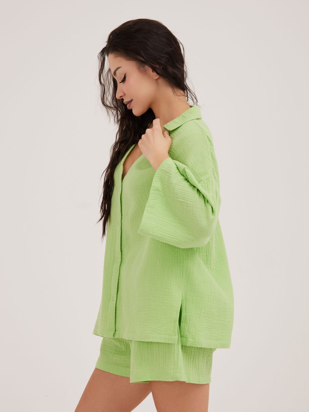 Цены тают. Пижама жен. Ashli зеленый - Sensera фото 6