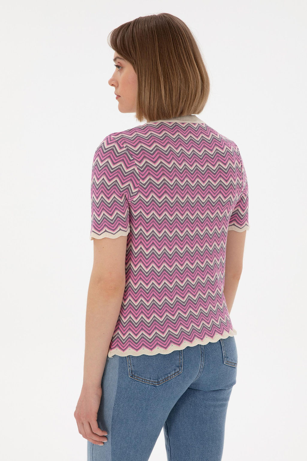 Kad_n Fu_ya Bisiklet Yaka Kazak Sepette S_rpriz _ndirim - U.s. polo assn фото 5