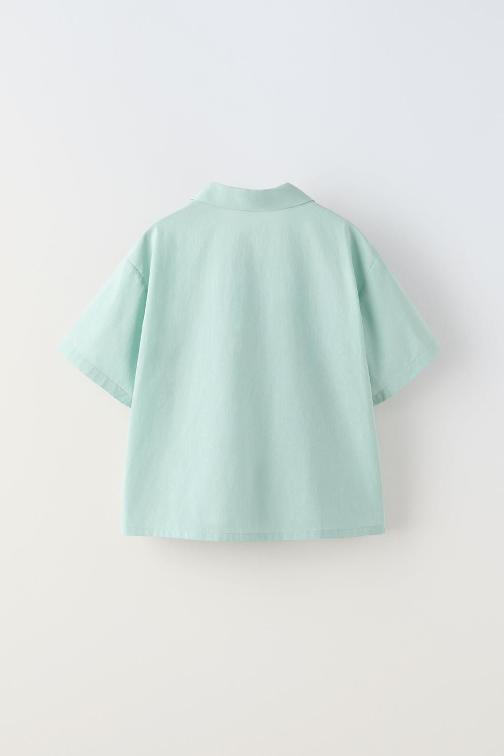 6-14 YAS/ ETIKET DETAYLI DUZ RENK TAKIM - Zara фото 3