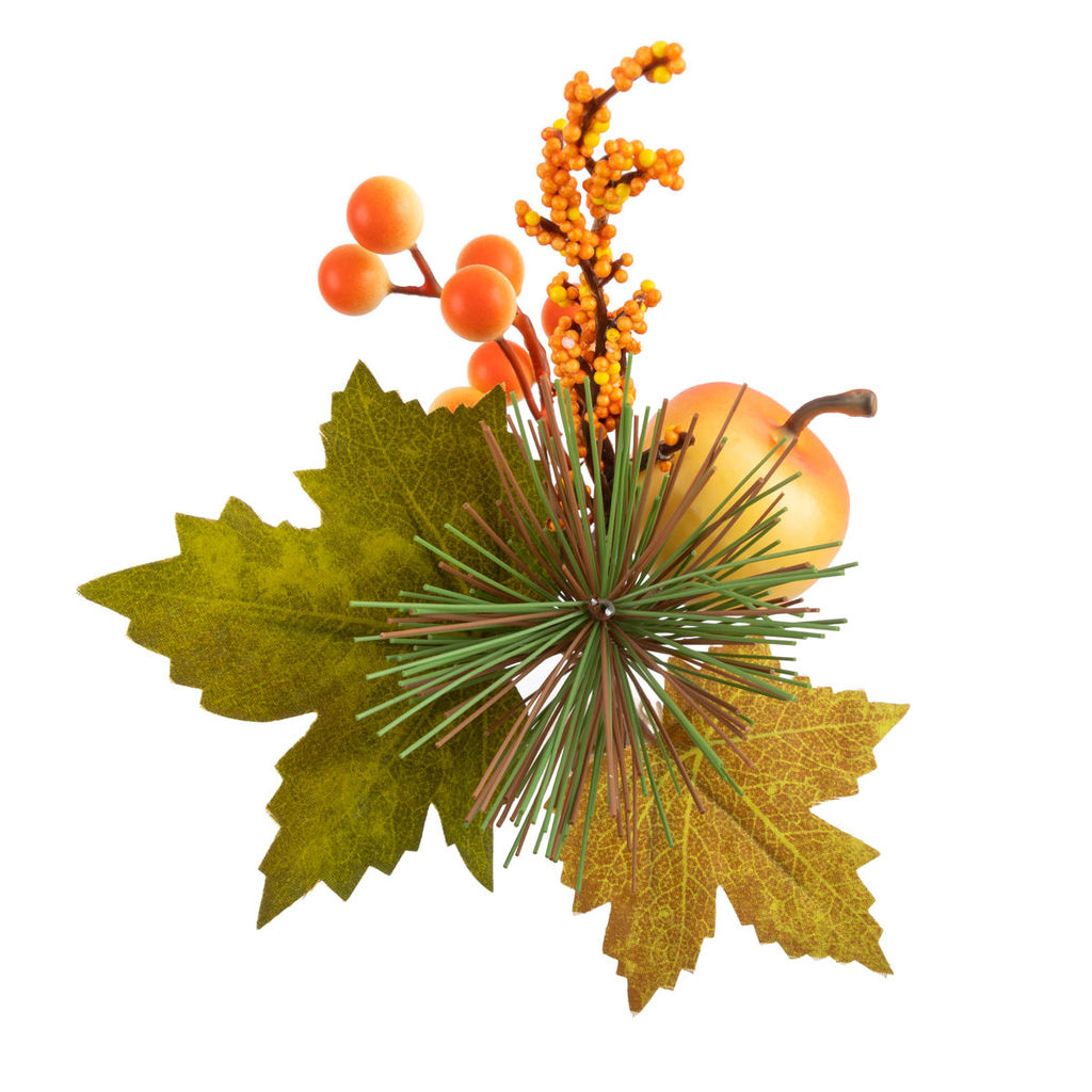 Blumentag VDJ-42 Веточка осенняя с ягодами, яблоком и хвоей 22 х 3 х 1 шт. 01  фото 4