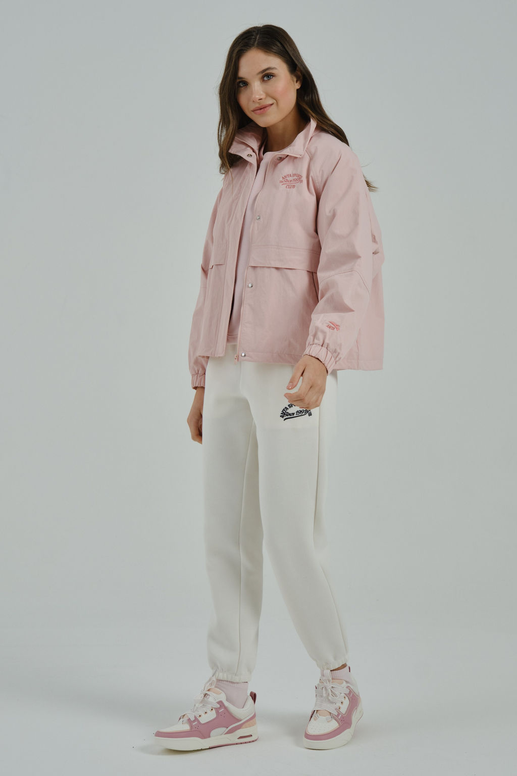 Ветровка Розовый ATSC Woven Track Top - Anta фото 8