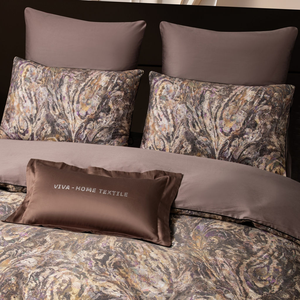 Комплект постельного белья Сатин Премиум на резинке CPAR051 180*200*30;160*200*30;140*200*30 Евро 4 Наволочки